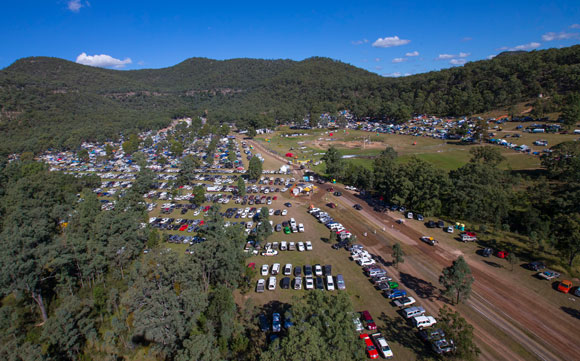 Aerial photo of the Tuff Truck Site
