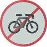 No bikes of any type