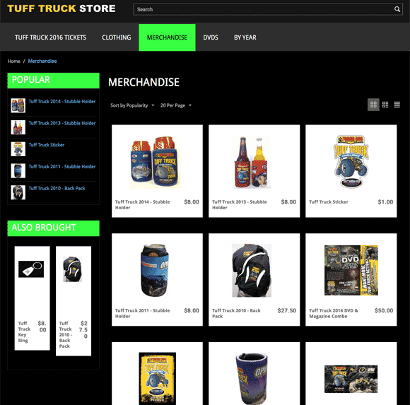 Online Store Screenshot